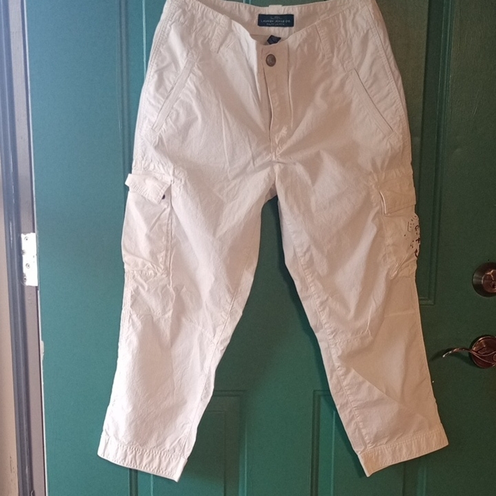 Ralph Lauren Off-White Capri Size 8